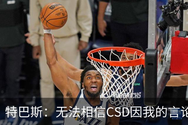 特巴斯：无法相信CSD因我的言论展开调查 言论自由不能取决于姓氏